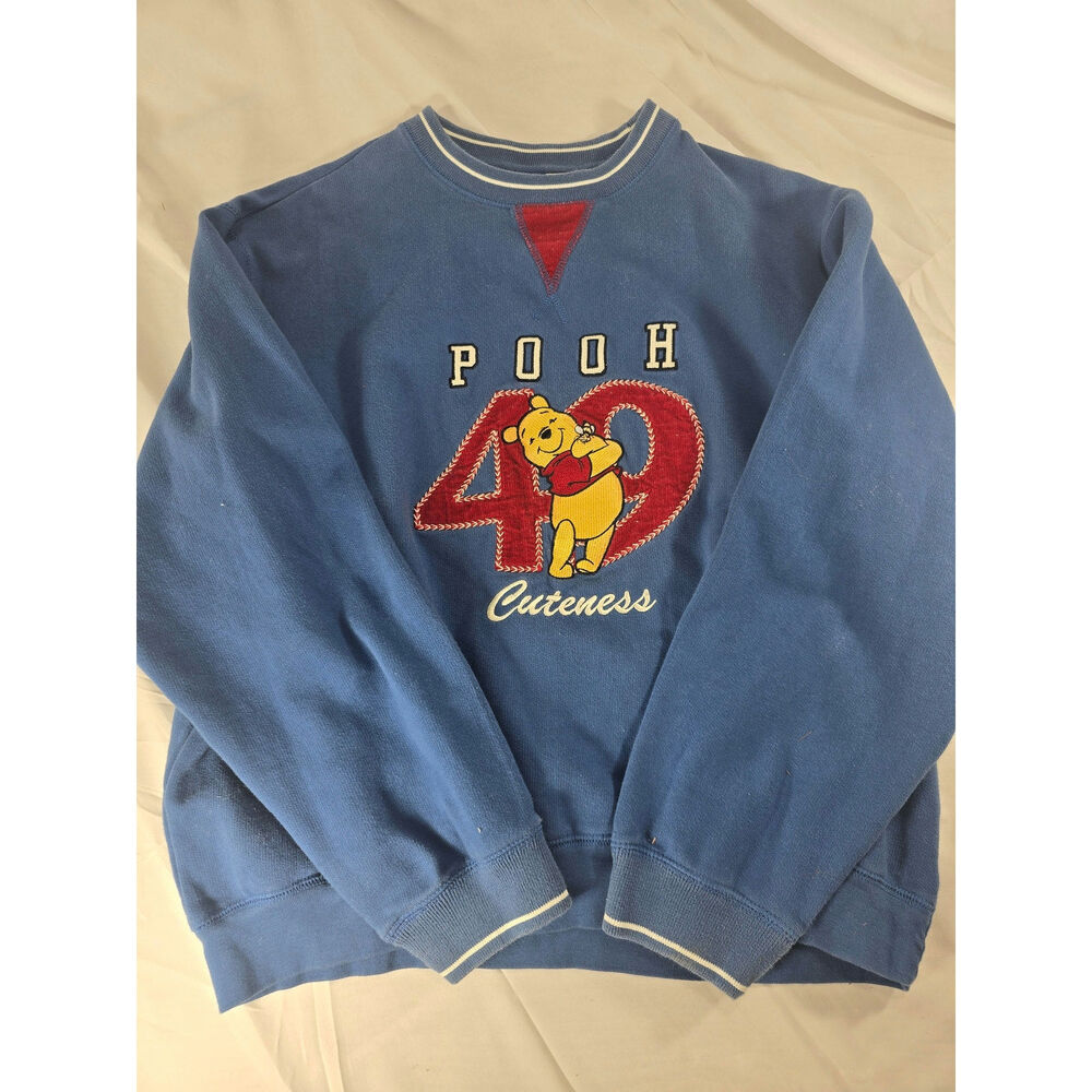 Vintage Disney Winnie the Pooh “4 Cuteness” Sweatshirt XL  Embroidered Crewneck